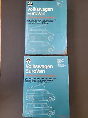 $195 • Buy 1992-1999 VW EuroVan Bentley Repair Shop Manual VOLUME 1 & 2 USED.