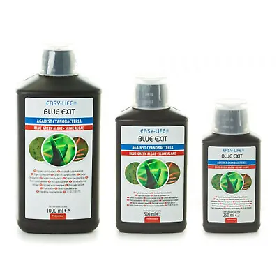 £8.49 • Buy Easy Life Blue Exit Slime Green Algae Cyanobacteria Aquarium Fish Tank Treatment