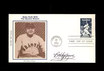 Bobby Hogue Signed 1983 FDC Babe Ruth Cache New York Yankees Autograph • $19