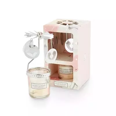 Heart And Home Eco Soy Blend Votive Scented Candle & Carousel Topper LOVE STORY • £12.99