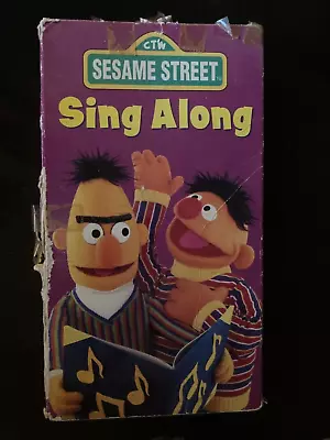 Vintage 1987 Sesame Street Sing Along VHS Video • $10.99