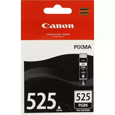 3x Canon Genuine PGI-525BK BLACK Ink For IP4800 IP4950 IX6550 MG5150 - 311 Pages • $76