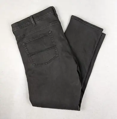 LEE - MEN'S GRAY DENIM SLIM STRAIGHT JEANS - SIZE 36x28 • $11.99