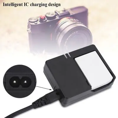 Camera Battery Charger For Canon For EOS DSLR 550D 600D 650D 700D E8 Black ABS • £7.34