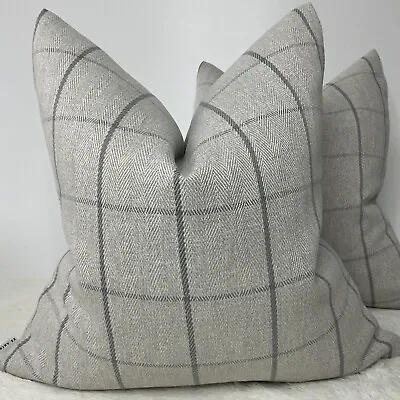 £12.99 • Buy Countryside Style English Cushion Cover Autumn Check 16  Pillow Grey John Lewis