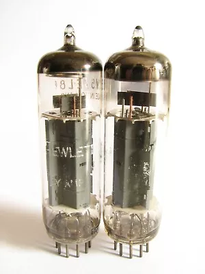 Pair 1963-66 Belgium MBLE (Mazda) Made 6CW5 EL86 Tubes • $12.95