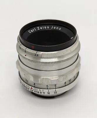 Carl Zeiss Jena Tessar F2.8 T 50mm Vintage Lens • $144