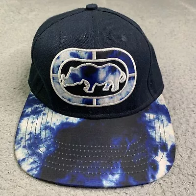 Ecko Unltd Hat Cap Snapp Back Adjustable Blue Embroidered Logo Outdoor Mens • $16.92