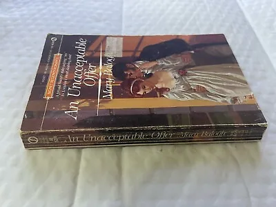 Mary Balogh An Unacceptable Offer Signet Regency Romance Vintage Paperback • $29.99