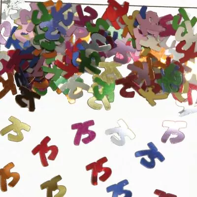 Number 75 Foil Glittering Table Confetti Birthday Decoration Party - 14g • £4.19