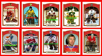 Retro CUSTOM MADE Hockey Cards Many Obscure Players 81 Different Series 1 U-PICK • $1.88