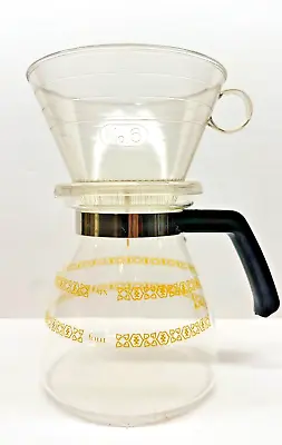 Vintage 6 Cup Melitta No. 6 Coffee Maker Brewer Pour Over Drip Pot • $30