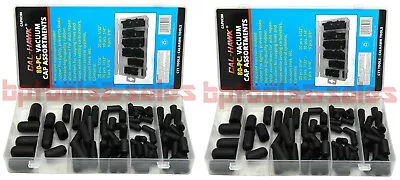 160pc Carburetor & Vacuum Rubber Cap Plug Assortment Kit Intake Vacuum Line • $19.99