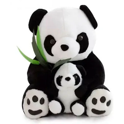 Large 38CM Panda Teddy Bear Cuddly Plush Stuffed Animal Soft Toy Kids Xmas Gift • £9.96