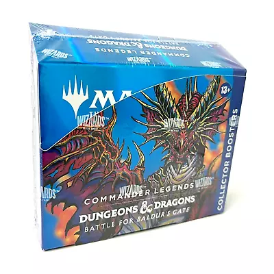 Magic MtG Commander Legends D&D BATTLE FOR BALDUR'S GATE Collector Boosters Box • $179.99