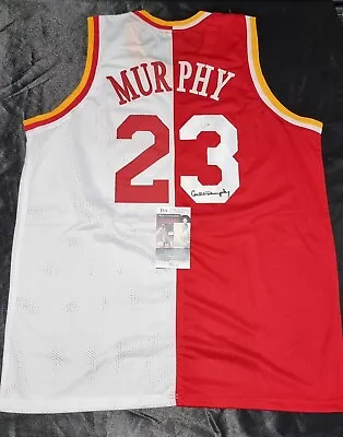 Calvin Murphy Signed Jersey NBA Houston Rockets JSA COA Niagra University • $169.99