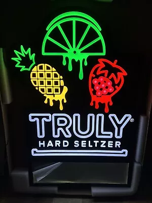 Truly Hard Seltzer Beer Motion Moving Light Up Menu Board Led Sign Restaurant • $299.99