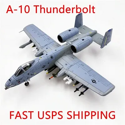 1/100 USAF  A-10 Thunderbolt Warthog Military CAS Aircraft Diecast Model • $35.99