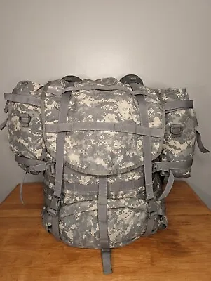 US MILITARY MOLLE II Large Rucksack Field Pack Complete Frame Pouches Straps ACU • $45