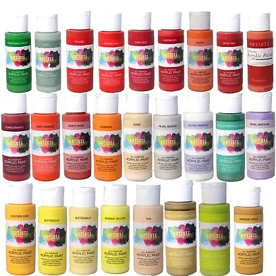 £1.80 • Buy DecoArt Crafters Acrylic Paint 2oz 59ml Pots Arts & Crafts Up-to 20% OFF 