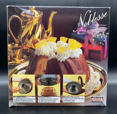 Noblesse Original Kaiser Backform Bundt Cake Pan Mold Made In Germany In Box! • $32