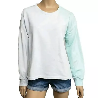 J. CREW Re-Imagined Tie Dye Boxy Sweatshirt Long Sleeve Women's Size LARGE  • $13.77