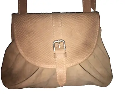 Women’s Kelly Joel Vintage Leather Handbag Color Brown Nice • $25.03