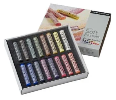Daler Rowney Soft Chalk Pastel Set - 16 Assorted Shades Selection • £35.99