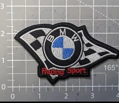 BMW Racing Sport Patch German Cars Motorcycles Embroidered Iron On Free Sticker • $2.89