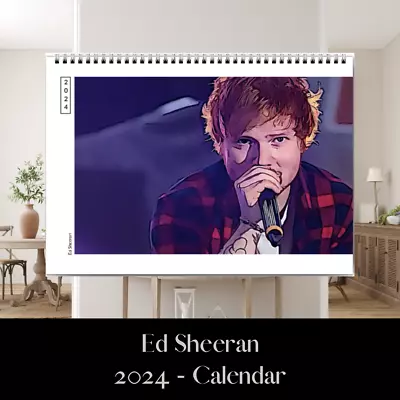 Ed Sheeran Calendar 2024 - An Artistic Design • $34.99