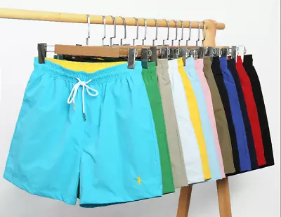 Sommer Herren Polo Ralph / Lauren Shorts Quick Drying Sports Beach Shorts Casual • £23.99