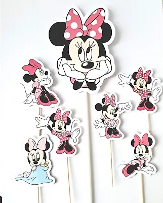 Minnie Mouse Cake Topper Set • £6.45