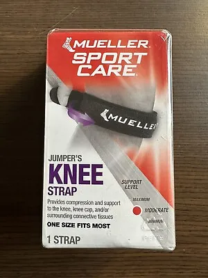 Mueller Jumper's Knee Strap - Black One Size 12-20 Inch Moderate Support Level • $8