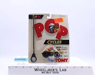 Pop Cycles Motorcycle Rip Cord 1989 Tomy NEW Vintage Action Figure • $72