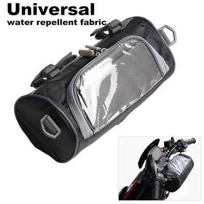 Waterproof Moped Scooter ATV Handlebar Bag Storage Shoulder Pack + Phone Case 1x • $19.91