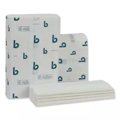 1-Ply 9 In. X 9.5 In. Structured Multifold Towels - White (16/Carton) • $27.19