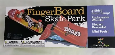 Finger Board Skate Park Ramp Mini With Tools Extra Wheels New In Box Age 8 & Up • $14.99