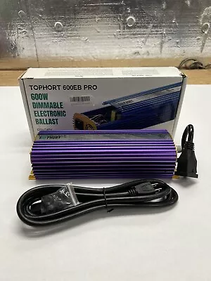 TOPHORT 600W Digital Dimmable Electronic Ballast For 600Watts HPS MH • $79.99