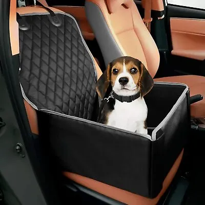 £17.99 • Buy Folding Dog Booster Pet Car Seat Cat Safe Puppy Travel Carrier Bed Bag Basket UK