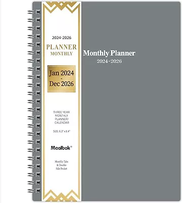 2024-2026 Monthly Planner 3 Year Monthly Planner 2024-2026 Free Shipping • $8.88