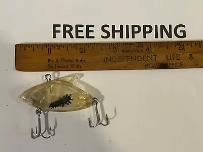 The Plug With The Bug Inside Fishing Lure Crankbait Made In Memphis Tennessee • $11.71