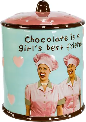  I Love Lucy Cookie Jar Fun Scene From The Old Show! Whimsy Decor For Kitchen • $100.18