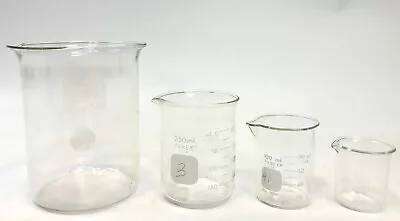 YOU CHOOSE Pyrex Lab Laboratory Borosilicate Glass 1000ml Griffin Beaker Sets • $16.98