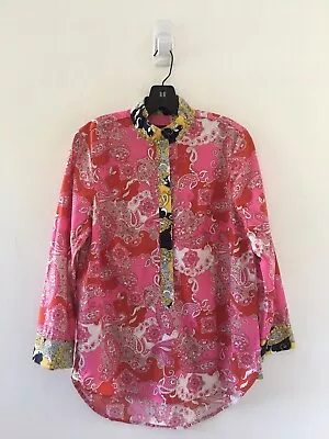 J. Crew Paisley Poplin Popover Size XS Cotton Tunic • $25