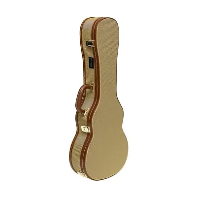Stagg Vintage-style Series Gold Tweed Deluxe Hardshell Case For Tenor Ukulele • $99.99