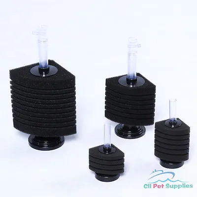 Corner Bio Sponge Filter Breeding Shrimp Nano Fish Tank Aquarium Up To 90 Gal • $6.88