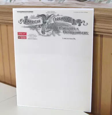 Vintage American Caramel Co Lancaster PA Letterhead Purchased Hershey Crystal A • $9.95