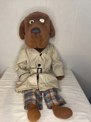 Vintage McGruff The Crime Hound Dog Full Body Hand Puppet 1980s  26”. NO SHOES • $49.55