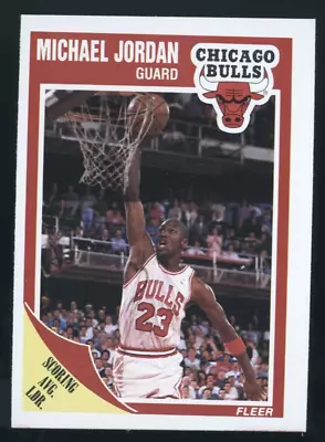 1989-90 Fleer Michael Jordan #21 Chicago Bulls HOF - Free Shipping • $20