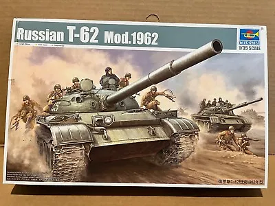 1/35 Trumpeter 00376: T-62 Mod.1962 Russian/Soviet Tank • $24.98